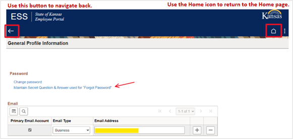 Screenshot of profile page.